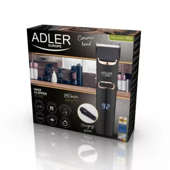 Adler AD 2832 kabelloser Haarschneider, schwarz