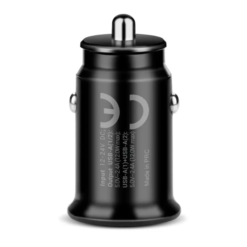 Auto-Ladegerät everActive CC-25 — 2x USB-Anschlüsse, 12W Gesamtleistung, 12V–24V Fahrzeugstrom