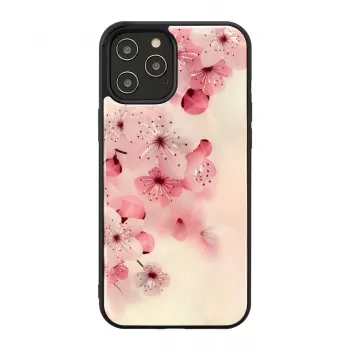 Schutzhülle iKins für Apple iPhone 12 Pro Max – Kirschblüten-Design
