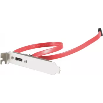 S-ATA-auf-e-SATA-Slotblende ShiverPeaks 75625 1-Port mit Kabel