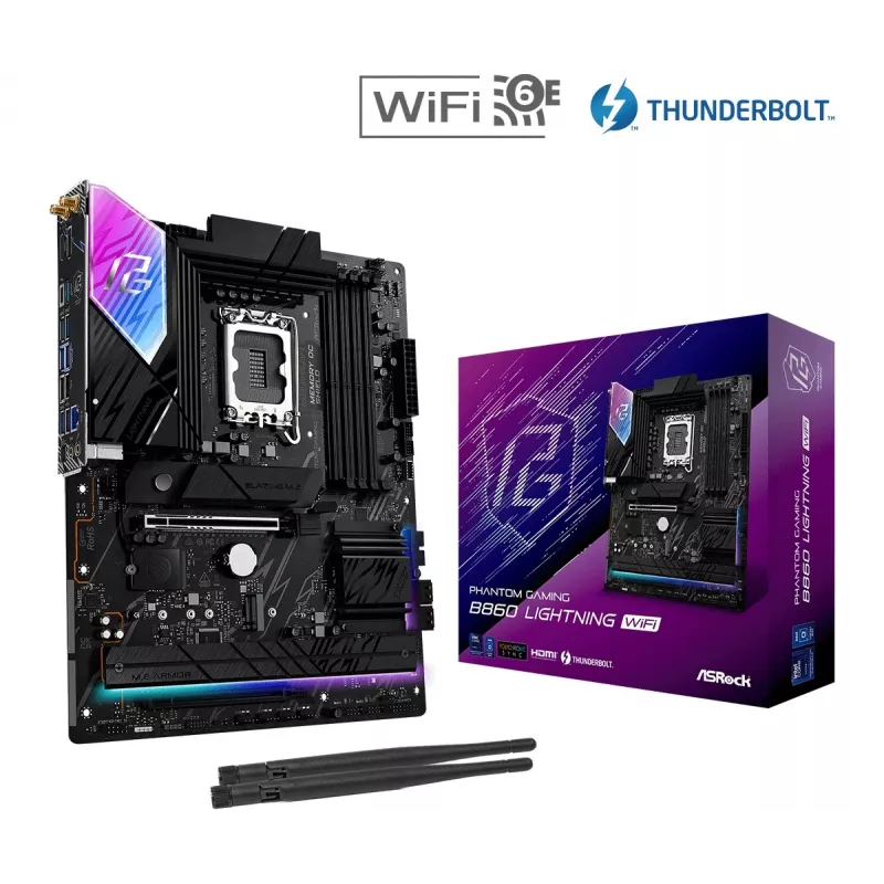 ASRock B860 Lightning WiFi ATX Motherboard