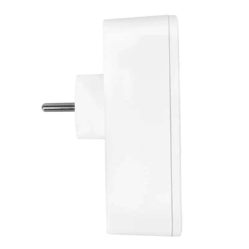 Power-Splitter MACLEAN MCE248 F/W — 3 AC-Steckdosen (1×16A, 2×6A) + 4×USB (2×A, 2×C PD 20W), EU-Stecker, weiß
