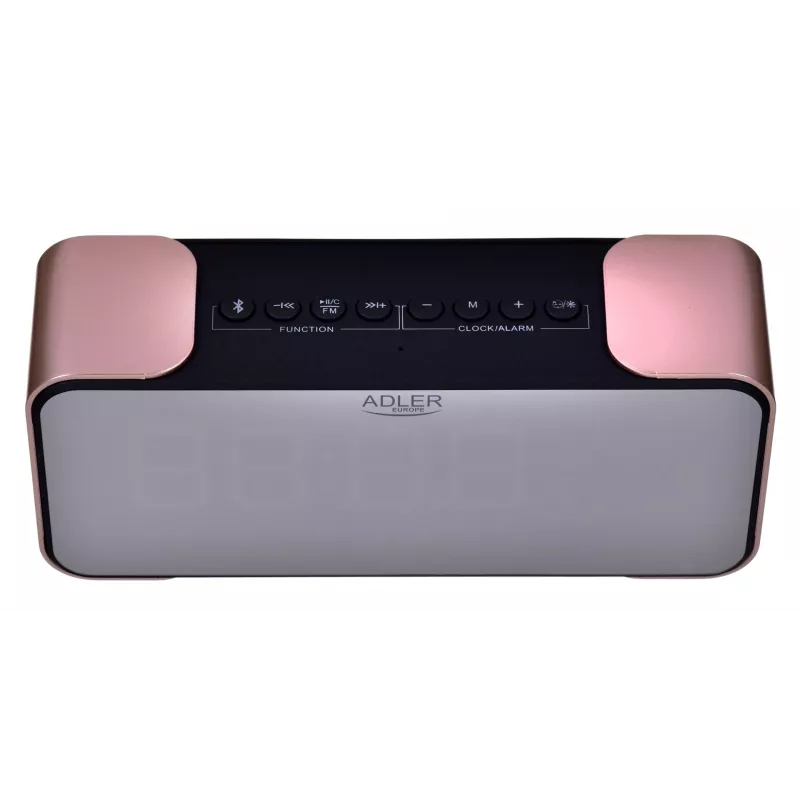 Digitaler Wecker Adler AD 1190CR — LED-Anzeige, UKW-Radio, Bluetooth, SD-Player, 2600-mAh-Akku