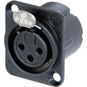 Neutrik NC3FD-LX-B Konnektivitätszubehör Schwarz