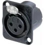 Neutrik NC3FD-LX-B Konnektivitätszubehör Schwarz