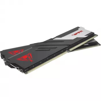 DIMM 32 GB DDR5-5600 (2x 16 GB) Dual-Kit, Arbeitsspeicher schwarz/weiß, PVV532G560C36K, Viper Venom, INTEL XMP