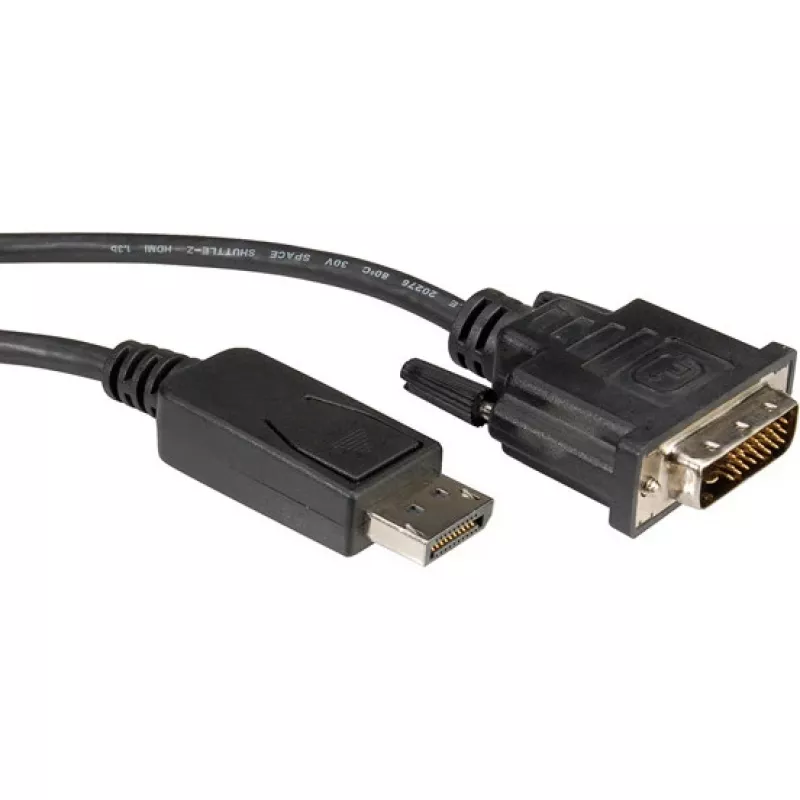 DisplayPort-Kabel ROLINE DP M - DVI M 5 m