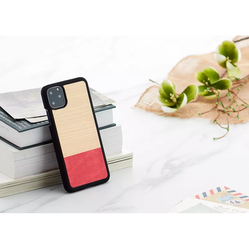 Smartphone-Hülle man and wood für iPhone 11 Pro Max — schwarze Schutzhülle