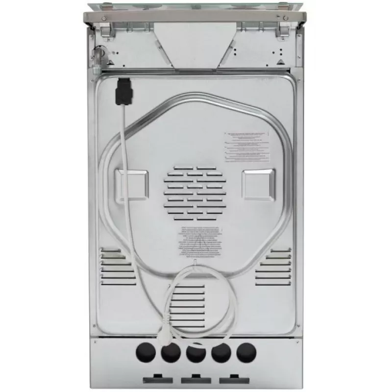 Freistehender Herd Amica SHM51071W Elektro Gas Weiß 4 Gaszonen 63L