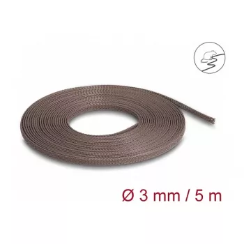 Kabelschlauch DeLOCK 20902 Braun Polyester 3mm