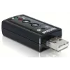 DeLOCK USB Sound Adapter 7.1 - Soundkarte - Stereo - USB (61645)