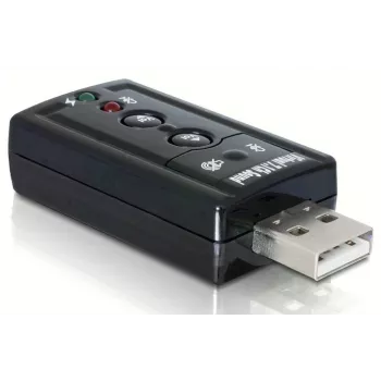 DeLOCK USB Sound Adapter 7.1 - Soundkarte - Stereo - USB (61645)