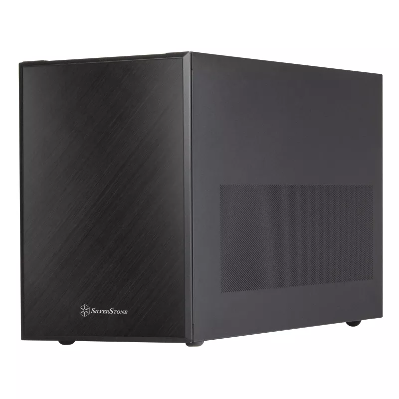 SilverStone SST-SG17B Micro-ATX / Mini-ITX-Gehäuse - schwarz