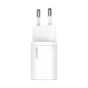 Baseus Super Si Smartphone White AC Fast Charging Indoor