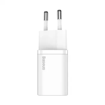 Baseus Super Si Smartphone White AC Fast Charging Indoor
