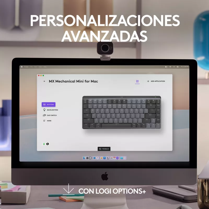 Logitech MX Mechanical Mini Wireless Keyboard Tenkeyless Bluetooth