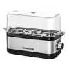 Eierkocher Rommelsbacher ER 300 — 3-Eier Edelstahl, 300 W, transparenter Deckel