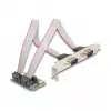DeLOCK 95276 Interner RS-232 Adapter Mini PCI Express Grün