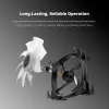 Lüfter Montech HP140 ARGB PWM 14 cm Schwarz 1760 RPM Rifle bearing