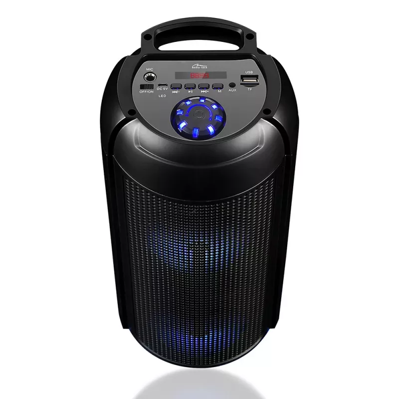 PartyBox UNI kabelloser Lautsprecher mit Mikrofon und Karaoke-Funktion Bluetooth 5.0 MT3174