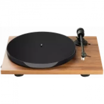 Pro-Ject E1.2 BT Walnuss Plattenspieler mit Pick It MM Tonabnehmer und UNI Bluetooth Konnektivität
