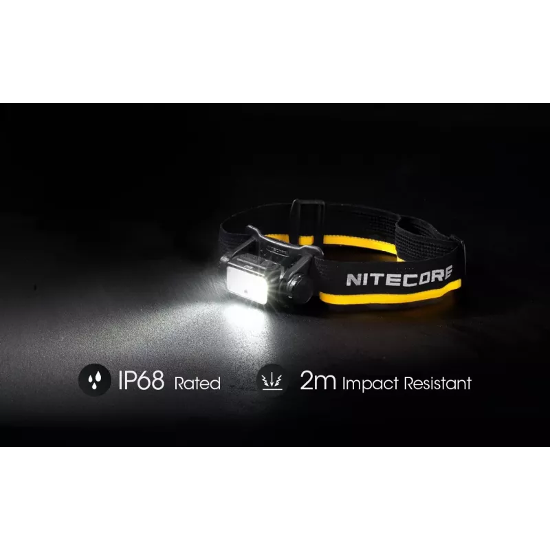 Stirnlampe Nitecore NU40 Schwarz LED 2 Lampen IP68
