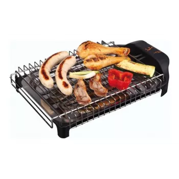 Elektrogrill JATA BQ101 Outdoor-Barbecue 2400 W Schwarz