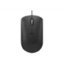 Kabelgebundene optische Maus Lenovo GY51D20875 USB Typ-C, beidhändig, 2400 DPI, 4 Tasten, schwarz