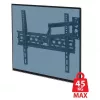 TV-Wandhalterung ESPERANZA ERW016 für 70-Zoll-Fernseher, schwarz, 45 kg Kapazität, VESA 75x75–400x400, neigbar 15°