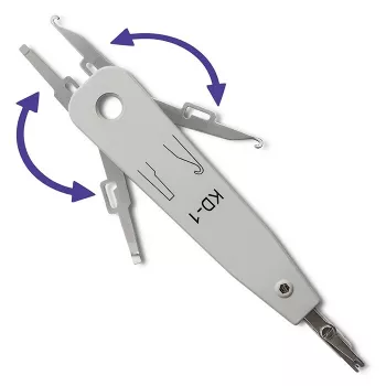Einlegewerkzeug QOLTEC 54492 für Kabelabschluss (KRONE/LSA-kompatibel)