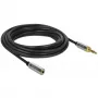 Audiokabel DeLOCK 85783 5 m 3,5 mm Schwarz Grau