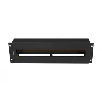 Kabelmanagement-Panel Lanberg AK-VDP103-B Stahl Schwarz 482,5 mm