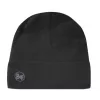 Beanie-Mütze Buff Merino Midweight — Solid Schwarz, Einheitsgröße, Merinowolle, Herbst/Winter, Sport