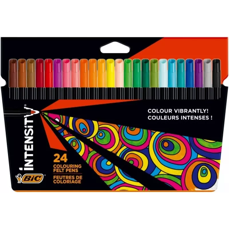 BIC Intensity Up Filzstifte Set mit 24 Stück 978035