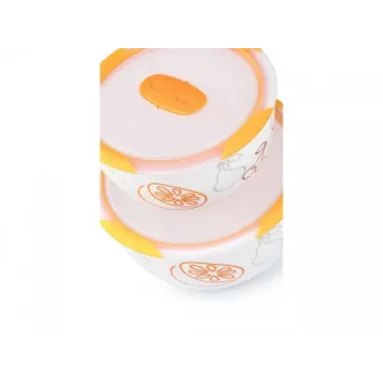 Salatschüssel Oursson BS4781RC/OR Rund Keramik 2 Stück