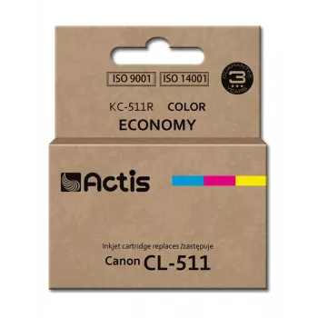 Actis KC-511R Tinte (Ersatz für Canon CL-511; Standard; 12 ml; Farbe: Cyan, Magenta, Gelb)