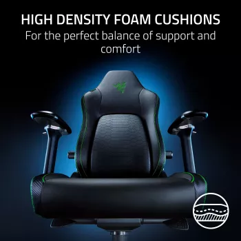 Gaming-Sessel Razer Iskur V2 gepolsterte Sitzfläche schwarz