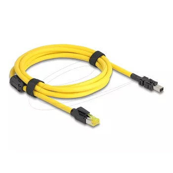Delock Kabel RJ45-Stecker Cat.6 auf Mini I/O 8 Pin D-Form Typ 2 2 m (81251)