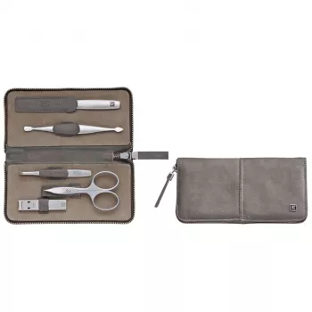 ZWILLING 97445-005-0 Maniküre-Pediküre-Geschenkset Edelstahl Taupe 5 Zubehörteile
