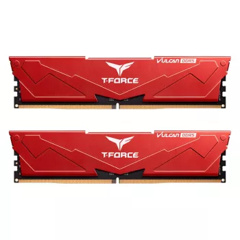 Team Group VULCAN FLRD532G6000HC30DC01, 32 GB, 2 x 16 GB, DDR5, 6000 MHz, 288-pin DIMM, Rot