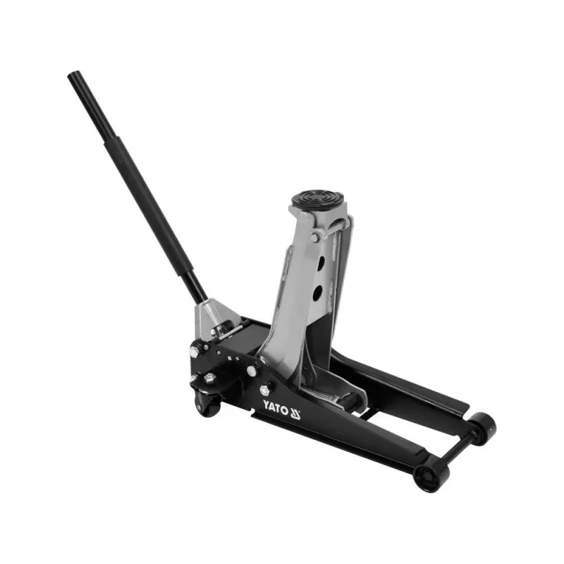 Mechanischer Wagenheber YATO YT-17207 — 2.500 kg Kapazität, Hub 8–50,8 cm, 4 Räder, 34 kg