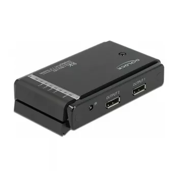 DELOCK DisplayPort 1.4 Switch 2 x 2 DisplayPort In auf 1 x 2 DisplayPort Out 8K