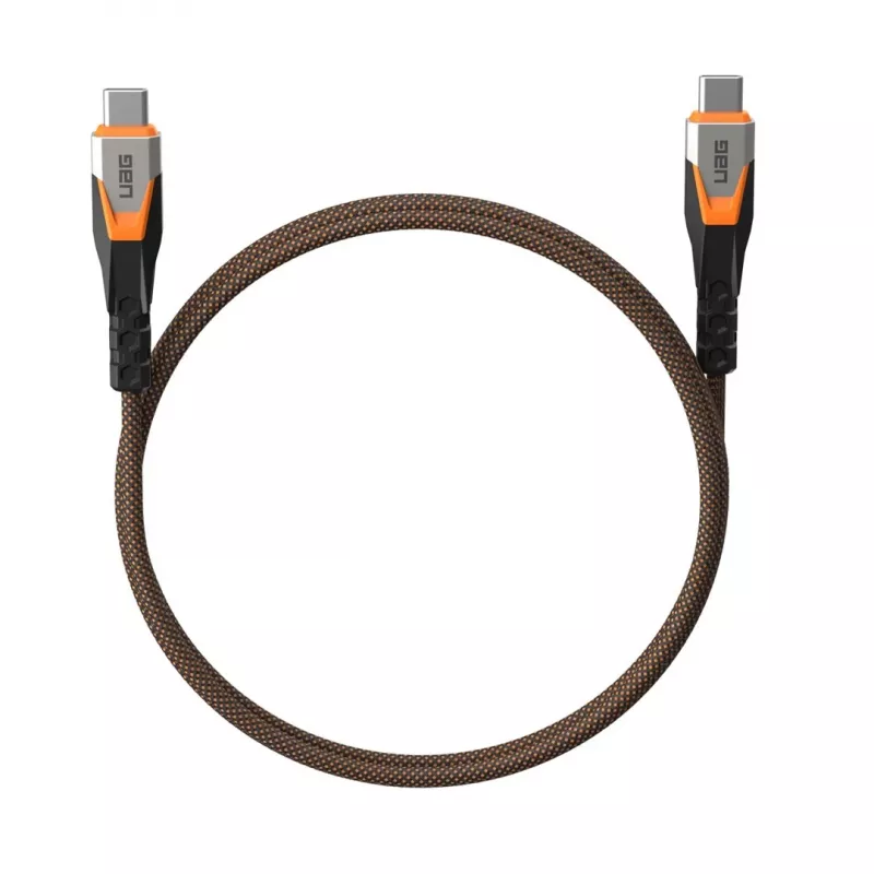 USB-C-auf-USB-C-Kabel C2G 9B4415114097 USB 3.2 Gen 2x2 0,75 m – Schwarz/Orange