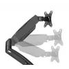 Monitorarm up up Economical Interactive Counterbalance Dual Monitor Arm Mattschwarz VESA 75x75/100x100