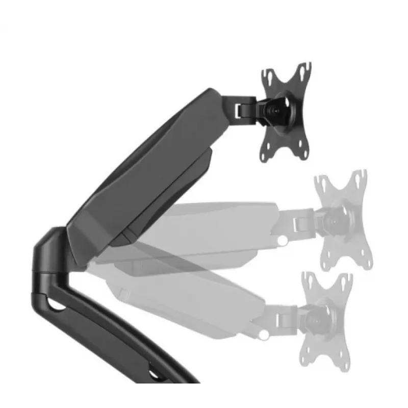 Monitorarm up up Economical Interactive Counterbalance Dual Monitor Arm Mattschwarz VESA 75x75/100x100