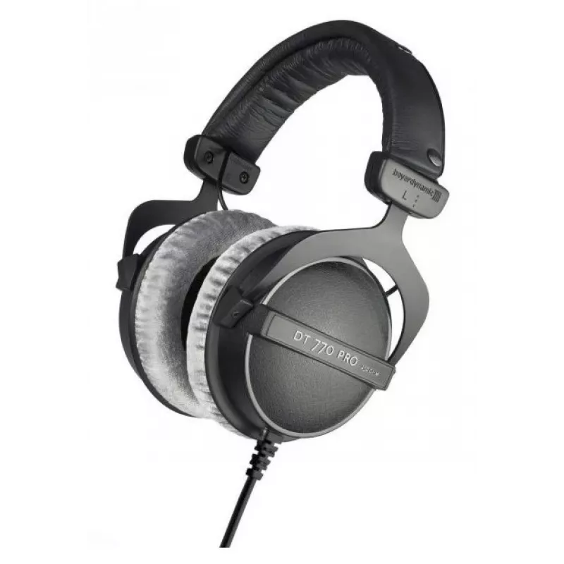 Studio-Kopfhörer Beyerdynamic DT 770 PRO 80Ω — geschlossen, ohrumschließend, 5–35000 Hz, 96 dB, 3,5 mm, vergoldeter Stecker