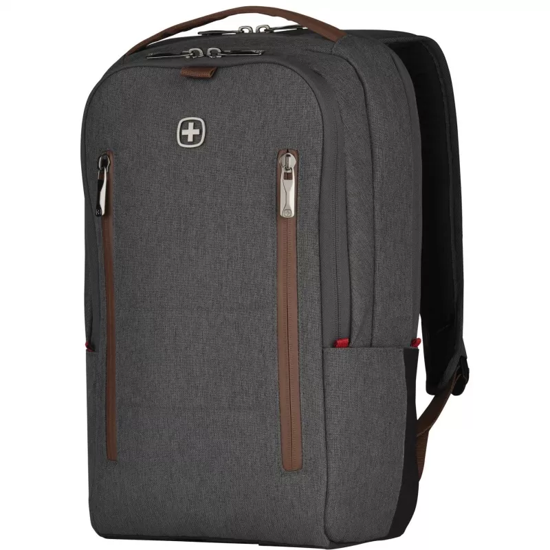 WENGER City Upgrade 40,64cm 16Zoll Laptop-Rucksack mit Umhängetasche Grau
