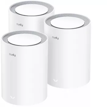 Cudy M3000 3er-Pack Mesh-WLAN-System Dualband (2,4 GHz / 5 GHz) Wi-Fi 6 (802.11ax) Grau, Weiß 1 Intern