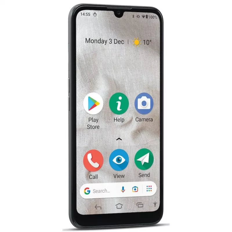 Doro 8100 Plus 15,5 cm (6,1 inch) Dual-SIM Android 11 Go Edition 4G USB Typ-C 2 GB 32 GB 3000 mAh Grau (380501)