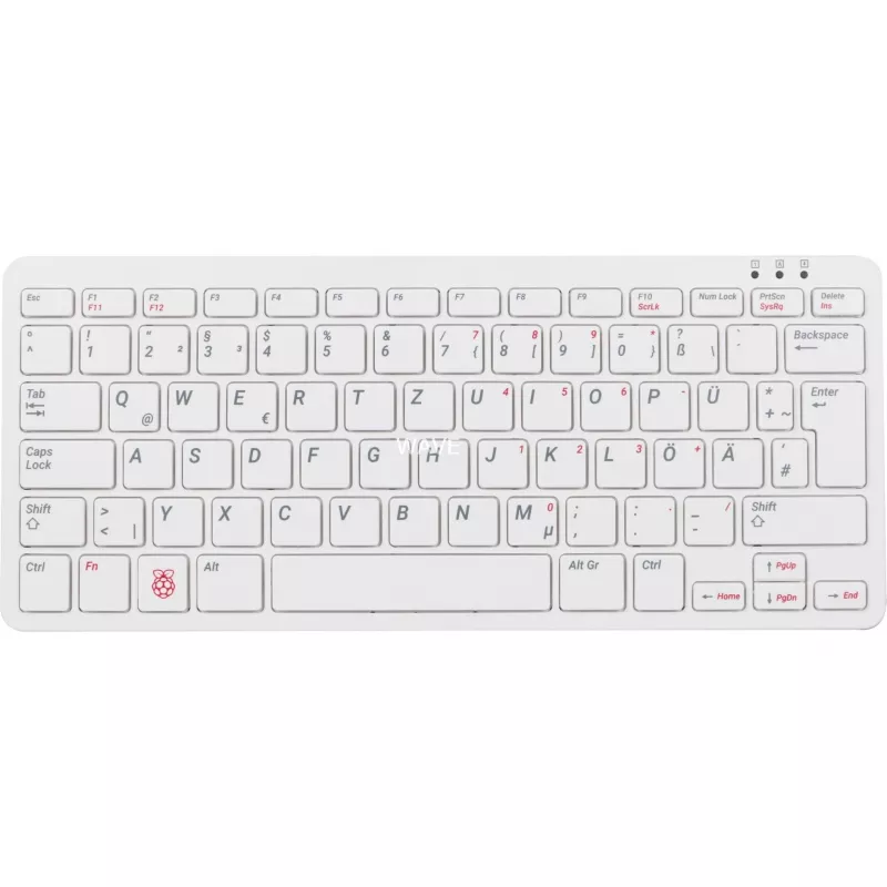 Kabelgebundene USB-Tastatur Raspberry PI Tastatur DE RB-TASTA01W — USB-Anschluss, deutsches Layout